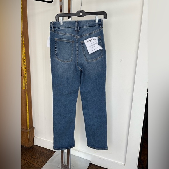 Good American POWER STITCH
PULL-ON STRAIGHT High Rise Jeans Size M. NWT - Picture 3 of 5